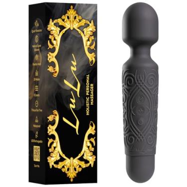 Imagem de LuLu Vibrador de varinha sem fio de brinquedo sexual premium para mulheres - Preto