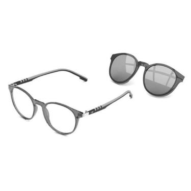 Imagem de Armação Óculos Mormaii Swap 2 M6071dh451 Fumê Brilho Clip On Polarizado-Unissex