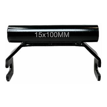 Imagem de ODIER Adaptador de garfo de bicicleta através do eixo adaptador de rack de teto de bicicleta 15 mm x 110 mm através do eixo suporte de garfo (15 x 100 mm)