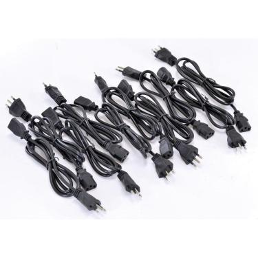 Imagem de Cabo De Força Tripolar Fonte 3X0,50 Mm 250V 10A 1,2M 10un