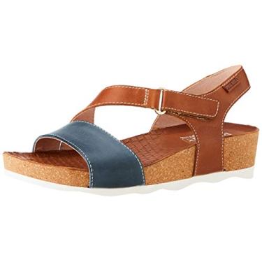 Imagem de Pikolinos Mocassins Femininos com Alça Monk, Safira, 4 Big Kid