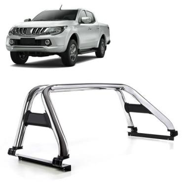 Imagem de Santo Antônio L200 Triton Sport 2016 2017 a 2020 Cromado - CCF