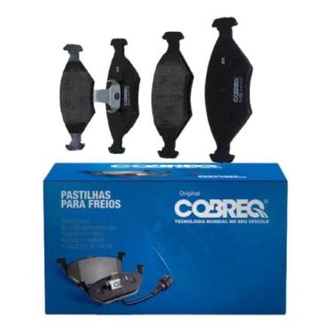 Imagem de Jogo 04 Pastilha Freio Fiat Siena Palio 1.0 1.3 1.4 1.5 1.6 - COBREQ