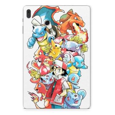 Imagem de Adesivo Galaxy Tab S8 Plus Sm-X806 Pokémon Red 4 - Skin Zabom