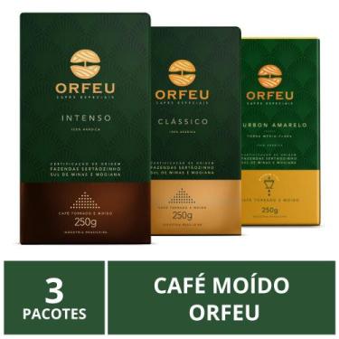 Imagem de Café Moído, Orfeu, 3 Pacotes de 250g