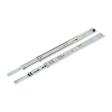 Imagem de Corrediça De Gaveta 25cm Larga Trilho Telescópico 1 Par 45kg - HD, ZIN