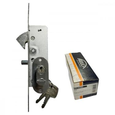 Imagem de Fechadura Arouca Bico Papagaio Estreita Externa Para Porta De Correr -