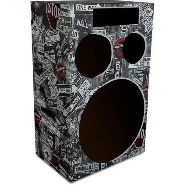 Imagem de Caixa De Som Bob Esponja Residencial Vazia 12'' Cores - OESTESOM, Plac