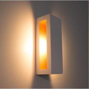 Imagem de kit com 6 Arandelas Led Efeito Decorativa Parede Teto 5w 25cm Branca 1