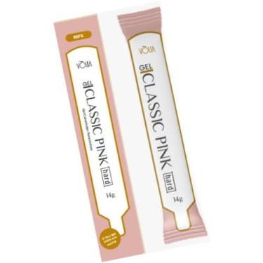 Imagem de Sache Gel Classic Pink Hard 14G Para Unhas Em Gel Volia - Vòlia