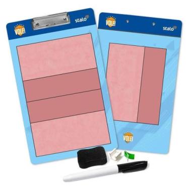 Imagem de Prancheta Tatica Com Caneta E Apagador 23X37Cm - Volei - Papelaria Web