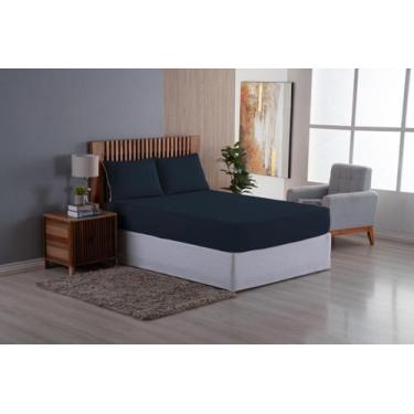 Imagem de Capa Impermeável para Colchão Casal Queen Tecido Micropercal 400 Fios 