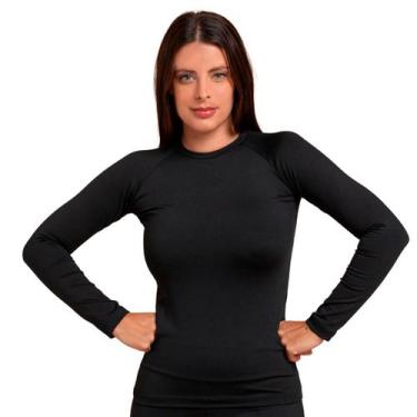 Imagem de Blusa de Frio Segunda Pele Térmica Adulto Infantil Unissex Inverno - H