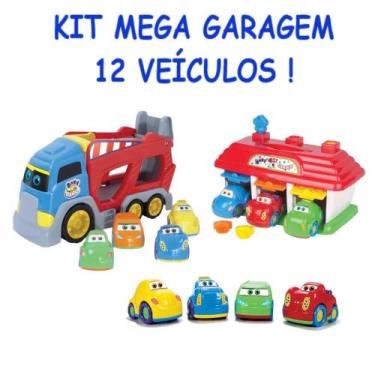 Imagem de Kit 12 Carrinhos Coloridos Educativos Para Meninos e Meninas - Big Sta