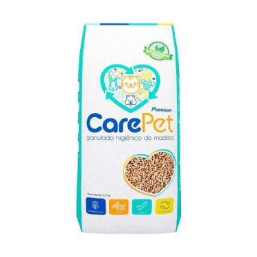Imagem de Areia Granulada de Madeira Premium CarePet para Gatos - 2,5kg