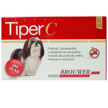 Imagem de Tiper C Antipulgas e Carrapatos cães até 15Kg - Brouwer