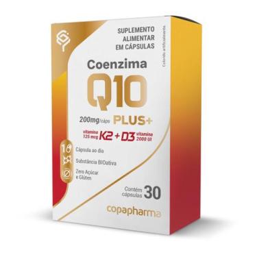 Imagem de Q-10 Plus Coenzima Q10 200mg + Vitamina K2 e D3 30 Cápsulas - Copaphar