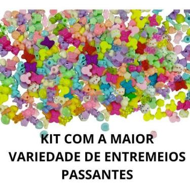 Imagem de Bijuteria De Fazer Pulseira Kit Miçanga C/ Pingentes Fofos - Anita Rec