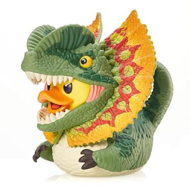 Imagem de TUBBZ Boxed Edition: Jurassic World Rebirth - Dilophosaurus Cosplaying Rubber Duck Vinyl Figure