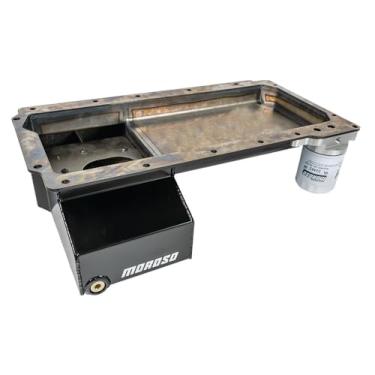 Imagem de Moroso Panela de óleo para troca de cárter frontal 20138, aço com defletores de corrida