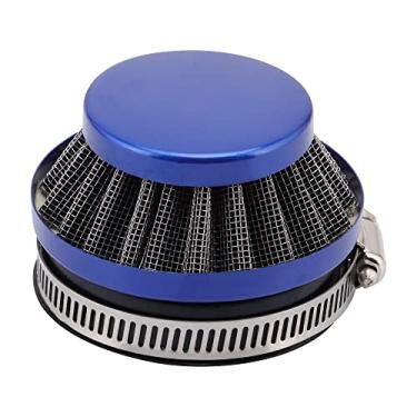 Imagem de GOOFIT Substituição do filtro de ar de 58 mm para motor 47cc 49cc 2 tempos carburador carburador mini moto crianças Quad ATV sujeira bolso bicicleta azul
