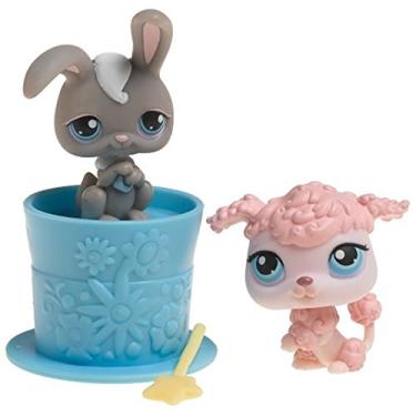 Imagem de Littlest Pet Shop Pet Pairs - Poodle and Grey Bunny
