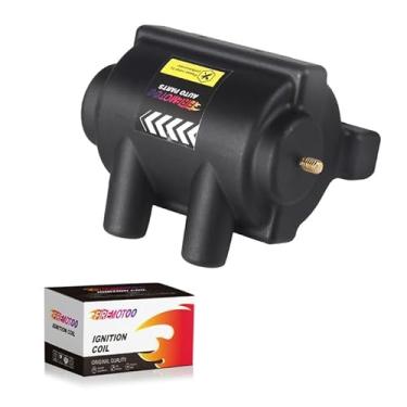 Imagem de FIREMOTOO Bobina de ignição 1 peça 31609-65 31609-65A 237230 compatível com Electra Glide, Dyna, Fat Boy, Heritage Softail, Low Rider, Softail Springer, Super Glide, Roadster, Sportster