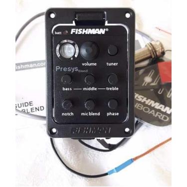 Imagem de Captador Fishman Presys Blend 301 com microfone interno