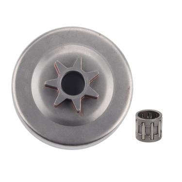 Imagem de Roda dentada de tambor de tampa de embreagem 7T de 825 cm para motosserra STIHL 017 018 021 023 025 MS170 MS180 MS210 MS230 MS250 com rolamento de agulha