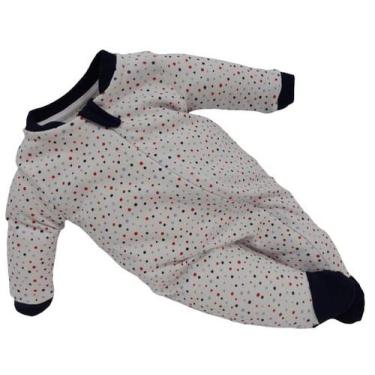 Imagem de Macacão Longo Suedine Luxo Bebê Menino Zafielo Baby Ref 403, Azul mari