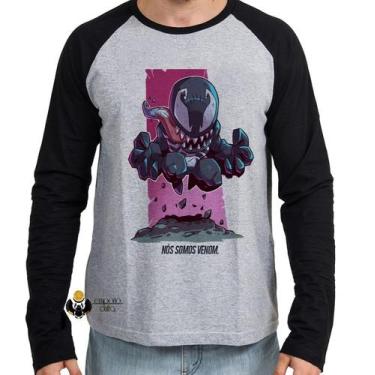 Imagem de Camiseta Manga Longa blusa Mini Venom - Empório Dutra, G  adulto