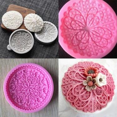 Imagem de Molde Renda de Açúcar Cupcakes Artesanato  -  Prime Chef