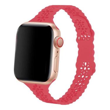 Imagem de Pulseira Silicone Renda Compatível com Apple Watch - Baú do Viking, Ca