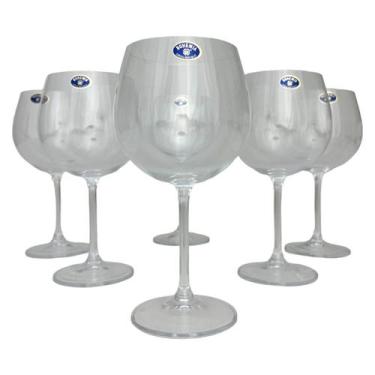 Imagem de Jogo 6 Taças Cristal Gin e Drinks 570ml Bohemia Linha Gastro