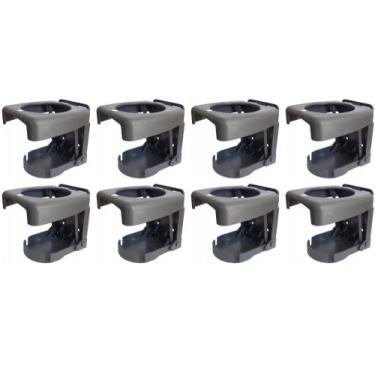 Imagem de 8 Porta Copo Retrátil Dobrável Barco Lancha Carro Cinza Escuro - TOP-A