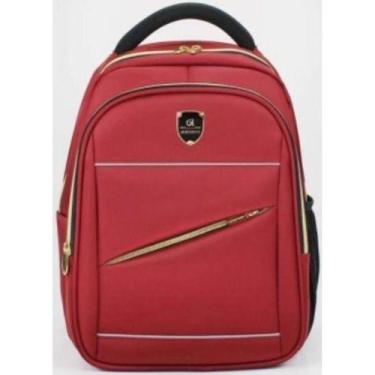 Imagem de Mochila (2005) Feminina Impermeável Casual Passeio  - Unistar, Vermelh