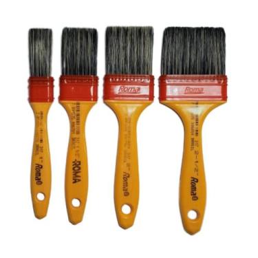 Imagem de Kit Pincel Detalhamento Automotivo 4 Pinceis Gold - Roma