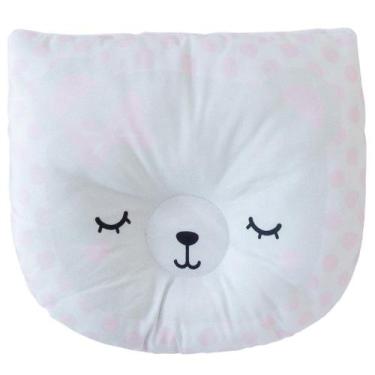 Imagem de Travesseiro de Bebê Anatômico Ursinha Rosa - Miguel Baby