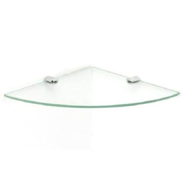 Imagem de Prateleira de canto para banheiro 20cm vidro temperado - Sonharte