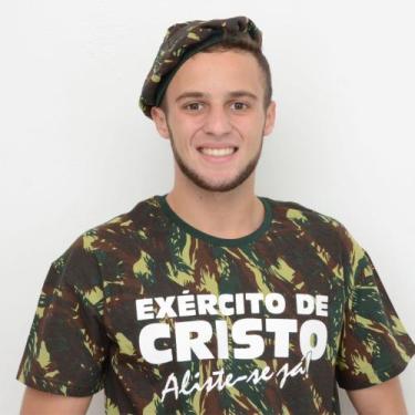 Imagem de Camiseta Camuflada Exército de Cristo - EBN Camisetas, P