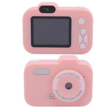 Imagem de Brinquedos de Câmera Infantil para Meninos e Meninas, Vídeo 1080P HD Lente Dupla Tela IPS de 2 Polegadas Zoom Digital 8X Câmera Digital Infantil para Criança, Festival de (Rosa)