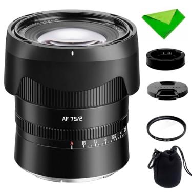 Imagem de TTArtisan 75mm F2 Z-Mount Lente de fotografia principal Full Frame STM com foco automático para Nikon Z-Mount câmeras Z5 Z6 Z7 Z6II 6III Z7II Z9 Z8 ZF Z50 ZFC Z30 com filtro de lente