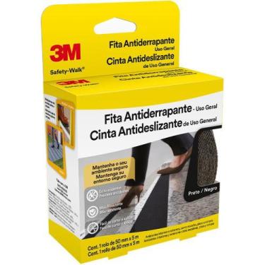 Imagem de Fita antiderrapante 3m safety walk preto 50mmx5m