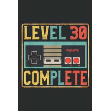 Imagem de Level 30 Complete Meme Birthday 30Th Video Games Lover: DOG JOURNAL - 6" x 9", 100 Pages: Wide Ruled Paper Notebook Journal | Pretty Wide Blank Lined ... for Home School College for Writing Notes.