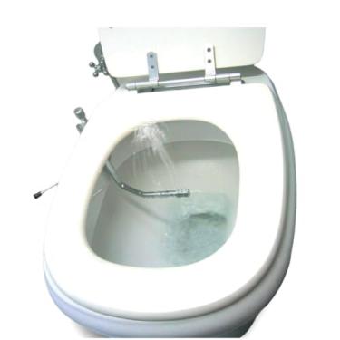 Imagem de Ducha Higiênica Metal Chuveirinho Duchinha Bidê No Vaso Sanitário Biducha - Lado Direito