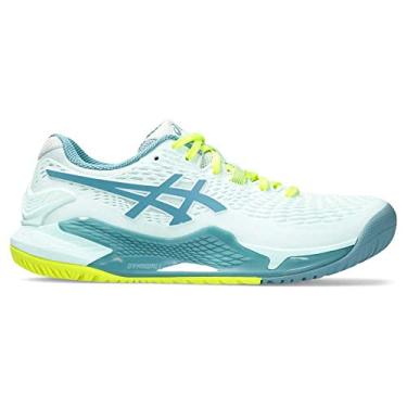 Imagem de Tênis Asics Gel Resolution 9 Azul e Limão-37