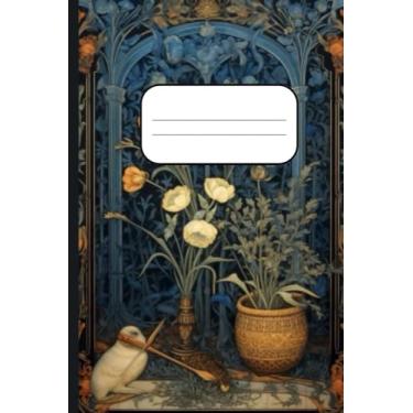 Imagem de Cuaderno: Mágico Fantasía Bruja. Cuaderno de hechizos y encantamientos - Diseño mágico de fantasía con portada de bruja y grimorio