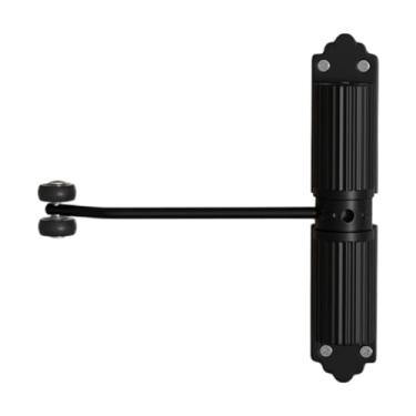 Imagem de UxicRuya Fechador de porta de mola Fechador de porta automático Fechador de porta silencioso Tensão ajustável, Preto