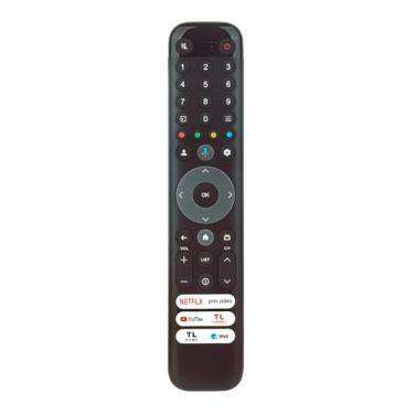 Imagem de Controle remoto de voz de substituição RC833 adequado para TCL Smart TV 98C655 85C655 75C655 65C655 55C655 50C655 43C655 98P755 75P755 65P755 55P755 500P755 43P755 85P655 75P655 65P655 58P655 55P655