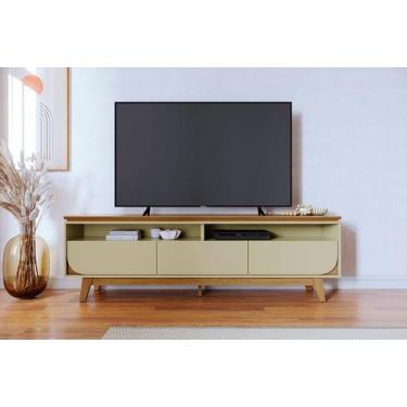 Imagem de Bancada Selene para TV até 75" Moderna e Resistente Ideal Para Salas o